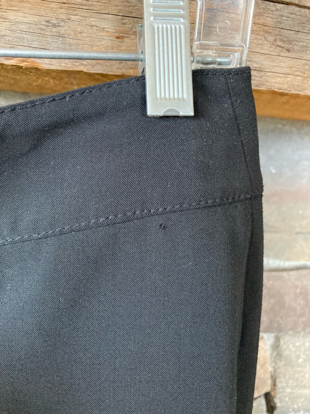 White House Black Market Legacy Black Cropped Capri Corpcore Pants - Picture 12 of 12